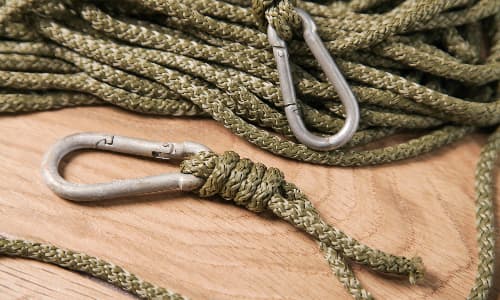 khaki military shock cords